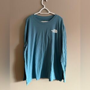 The North Face Men's Teal Long Sleeve Tee